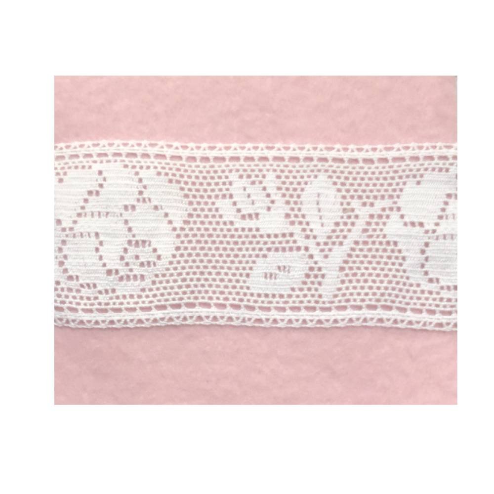 439 bianco Merletto fuselli art.439 - immagine 1