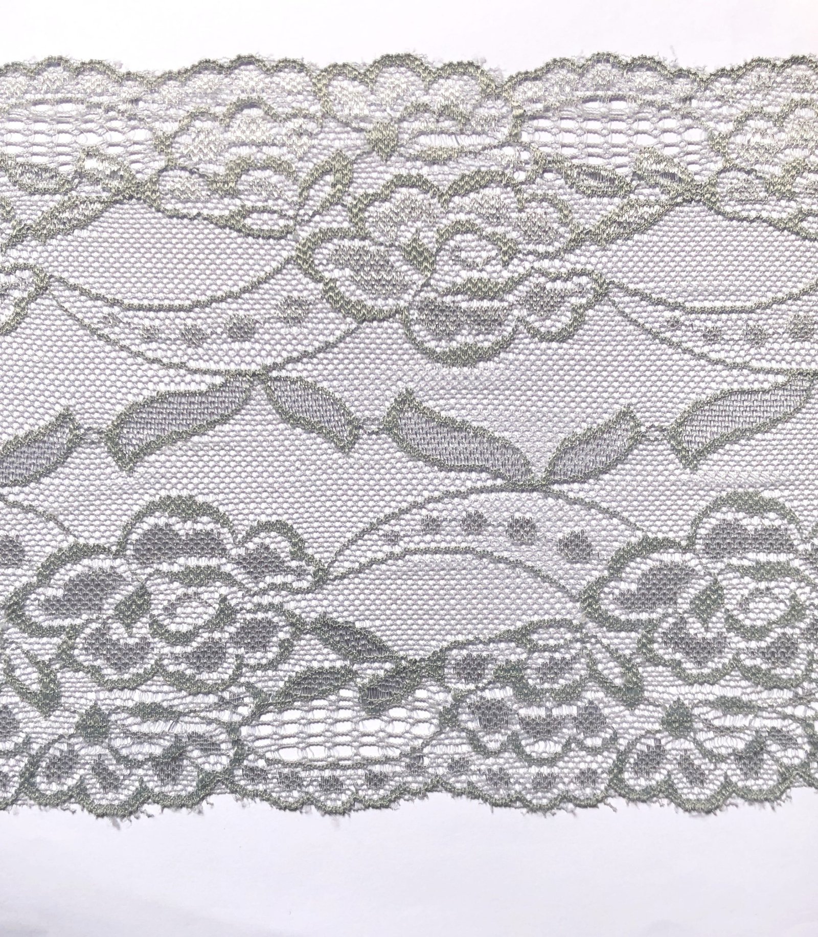Pizzo Rachel Jaquard mm.150 Elastico art.4410009 colori assortiti