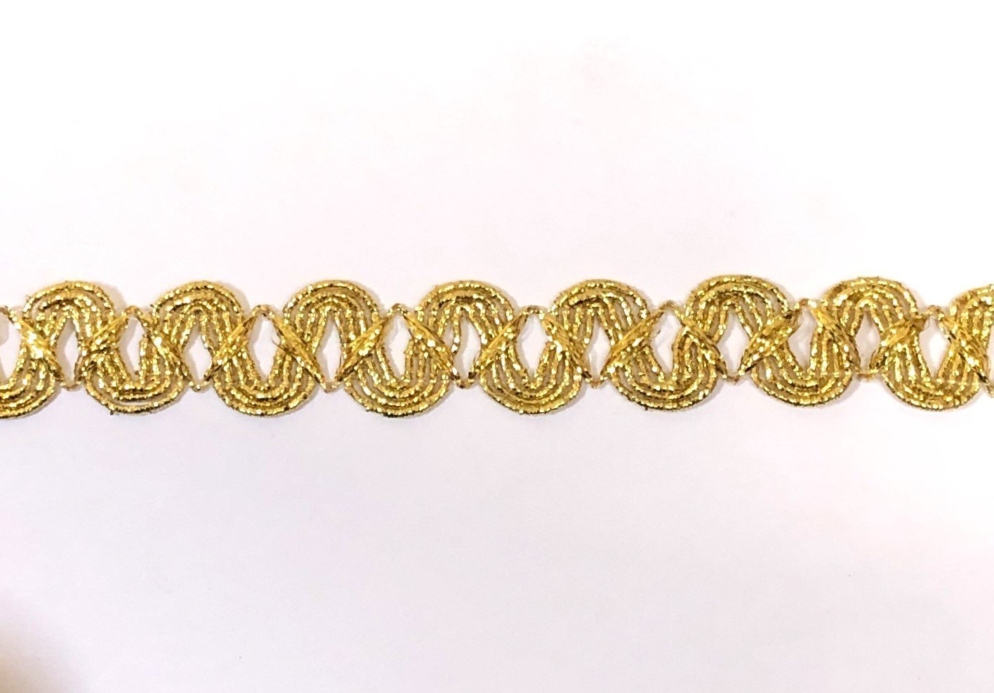 Passamaneria nastro lamé mm 15 lurex oro -art.3138