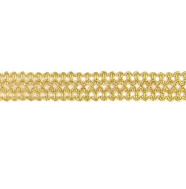Passamaneria nastro lamé lurex oro mm.20 confezione da 20 metri - Art.3139