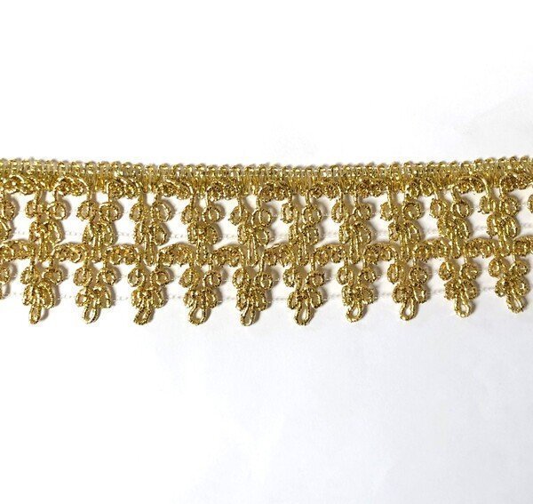 Passamaneria nastro lamé lurex oro mm.40 confezione da 20 metri - Art.3141/2