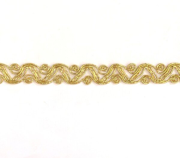 Passamaneria nastro lamé lurex oro mm.15 art.3156
