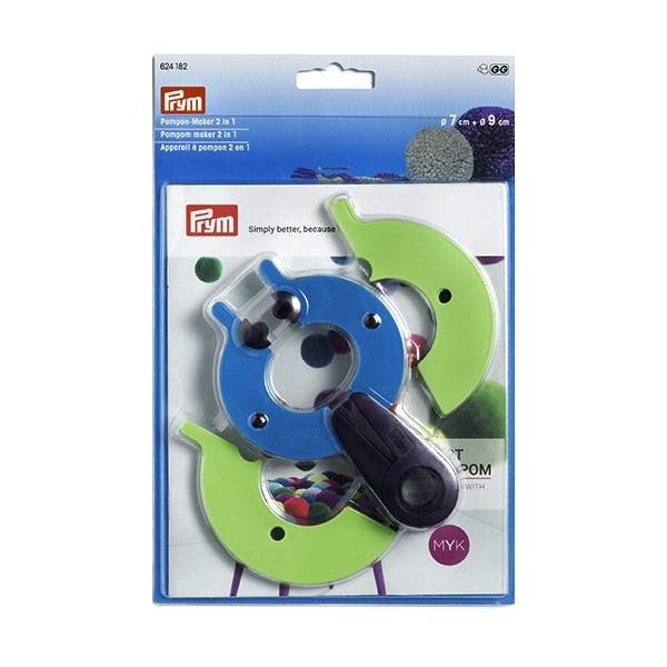 Kit per pompon attrezzo in 2 misure 7/9 cm PRYM -624182