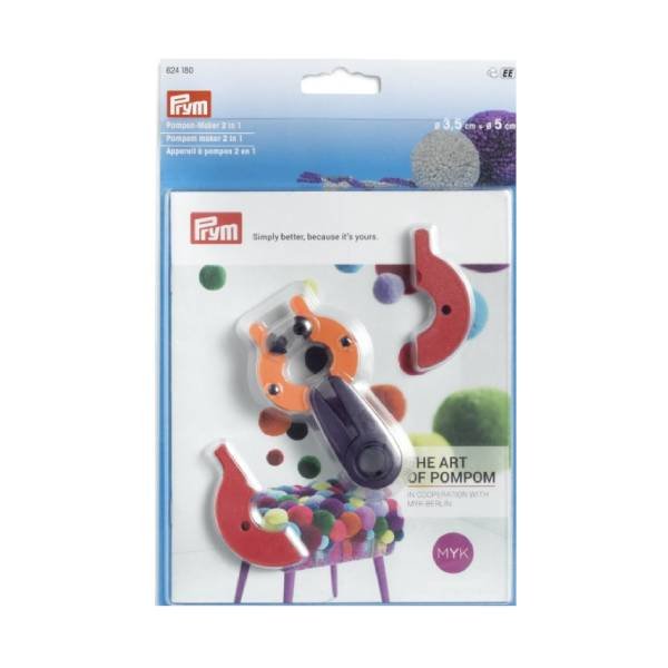 Kit per pompon attrezzo in 2 misure 3,5/5 cm PRYM -624180