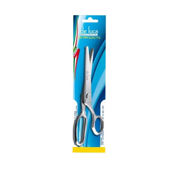 Forbici tagliacampioni zig-zag 8" DE LUCA linea Extra art.48