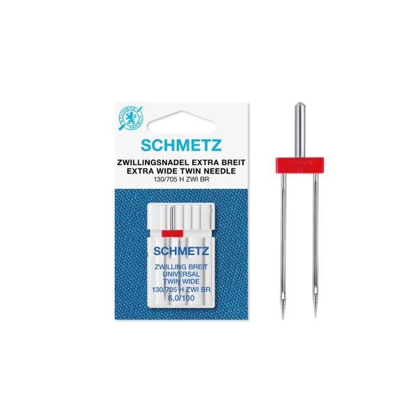 Aghi per macchine da cucire Ago gemello 6,0/100 | 130/705 SCHMETZ