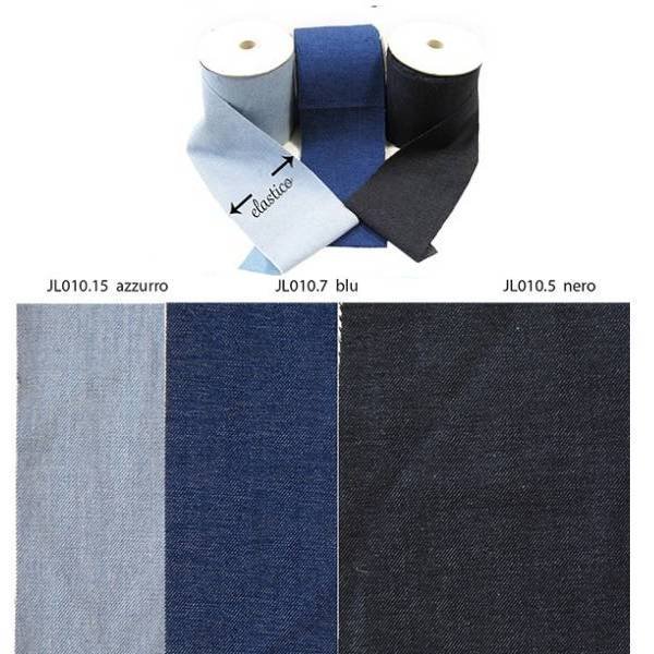 Elastico per Jeans confezione da 9,5 metri Altezza 10 cm - Modidea JL010