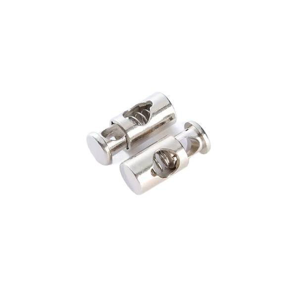 fermacorda metallo Fermacorda in metallo mm 20 argento 10 pezzi - immagine 1