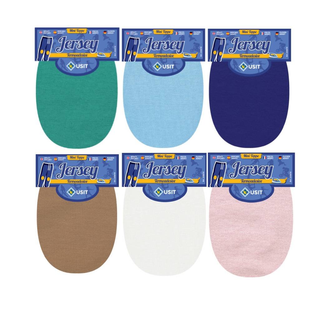 colori jersey Toppe mini Jersey termoadesive cm.13x9 - Art.230010 - immagine 1