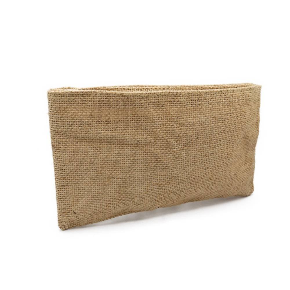 pochette juta Pochette Juta con zip interno plastificato 20x13 - immagine 1