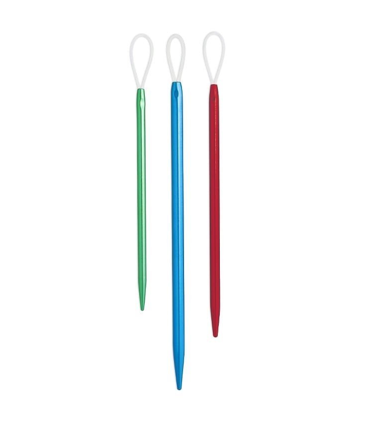 Aghi per lana alluminio set 3 pezzi - Prym 124101