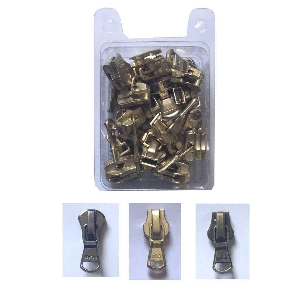 Cursori per cerniera cat.8 plastica/metallo scatola da 20 pezzi