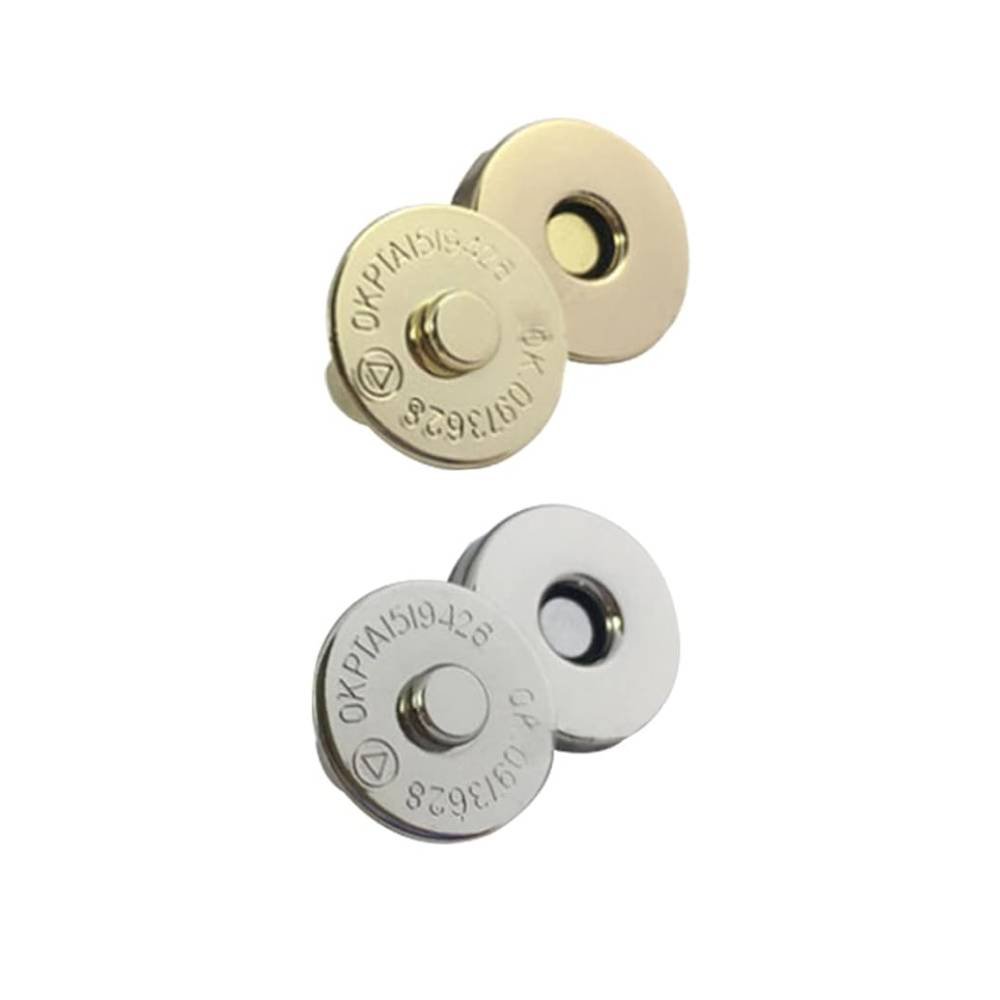 Bottoni Magnetici con Calamita a Scatto Metallo mm.14/18