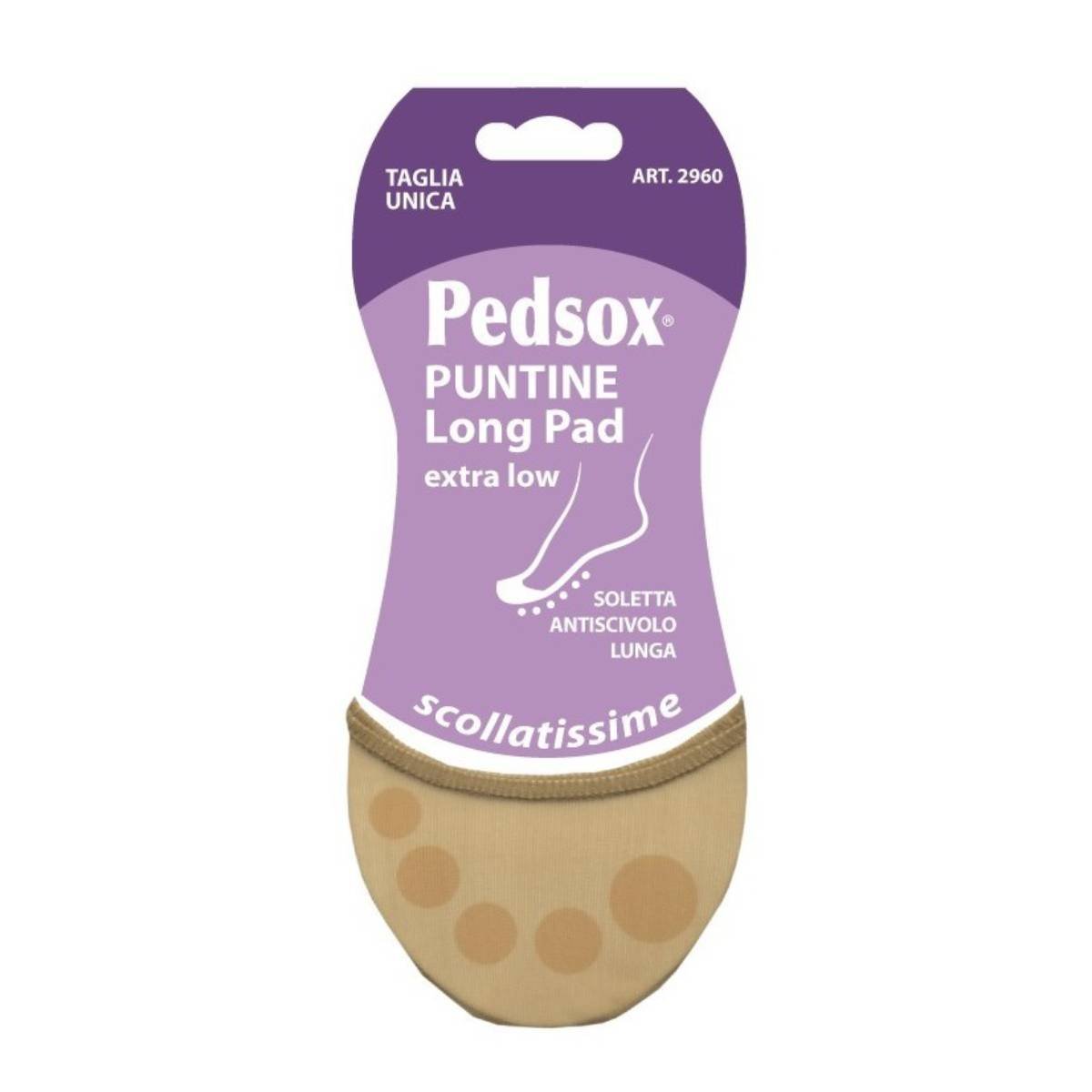 art.2960 a Calze Punta con Soletta Antiscivolo Puntine Nylon Extra Low - USIT 2960 - immagine 1