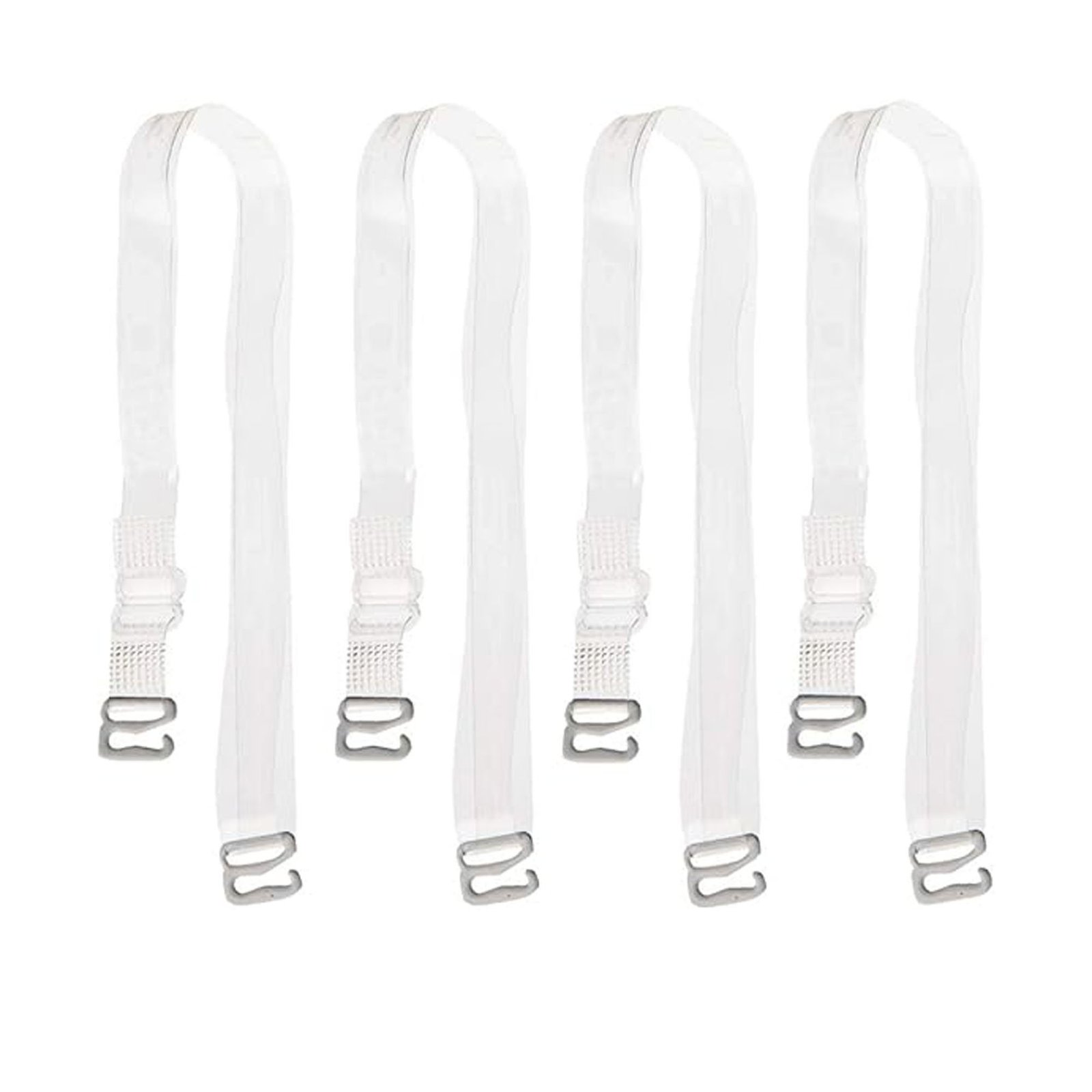 Spalline Trasparenti per Reggiseno Regolabili 10/12 mm Invisibili Ricambio Intimo